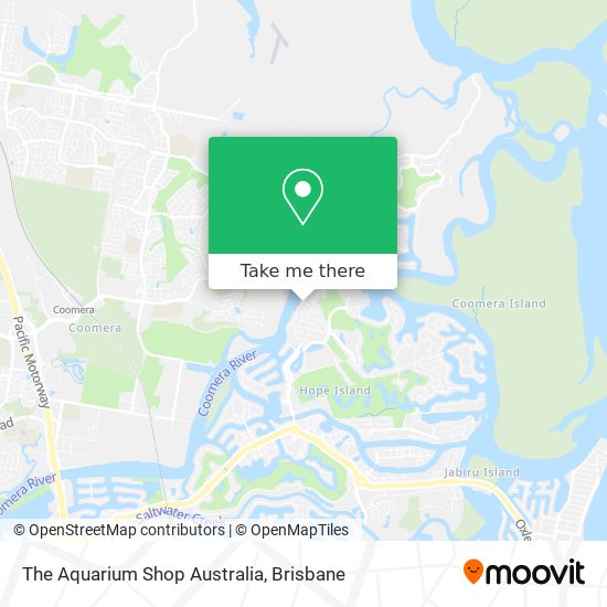 The Aquarium Shop Australia map