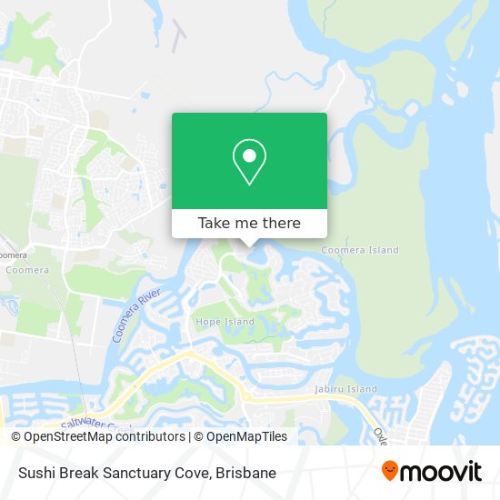 Sushi Break Sanctuary Cove map