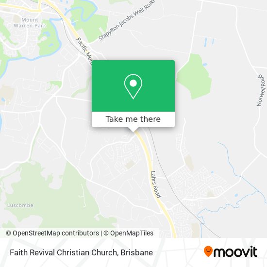 Mapa Faith Revival Christian Church