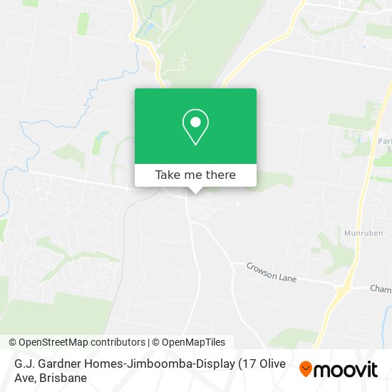 G.J. Gardner Homes-Jimboomba-Display map