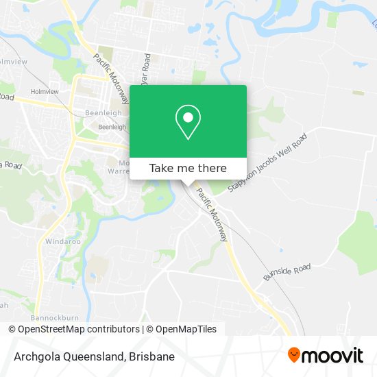 Archgola Queensland map