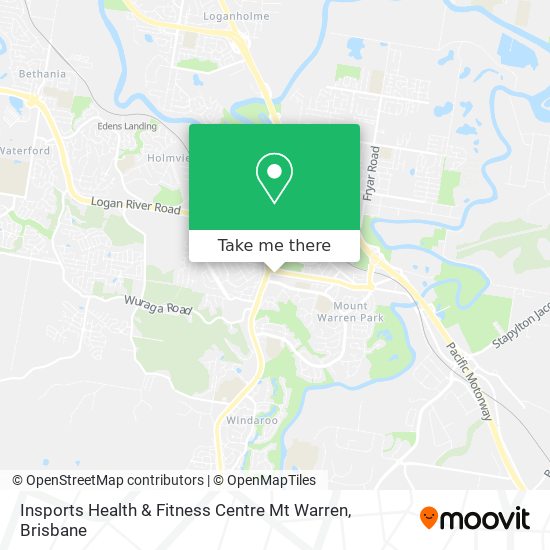 Insports Health & Fitness Centre Mt Warren map