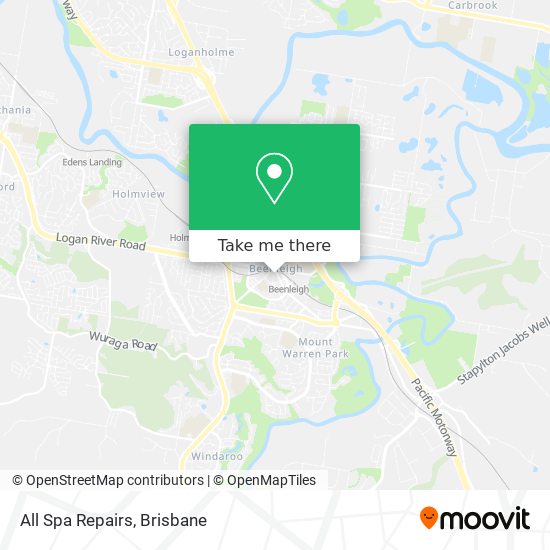 All Spa Repairs map