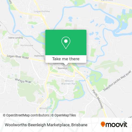Woolworths-Beenleigh Marketplace map