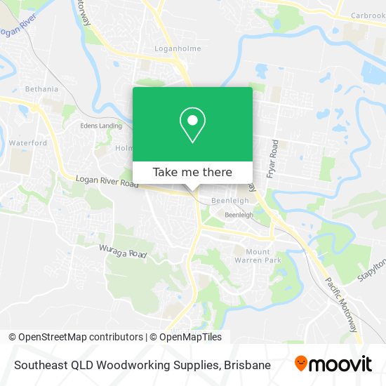 Southeast QLD Woodworking Supplies map