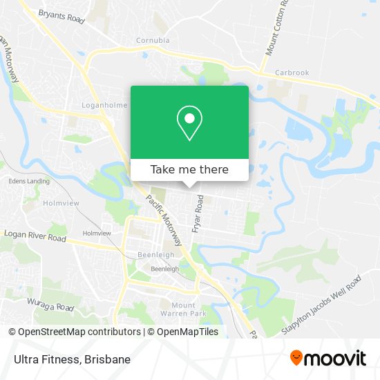 Ultra Fitness map