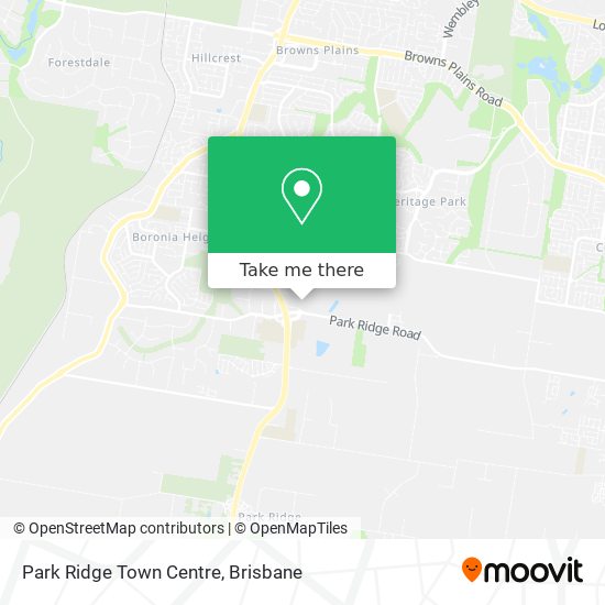 Park Ridge Town Centre map