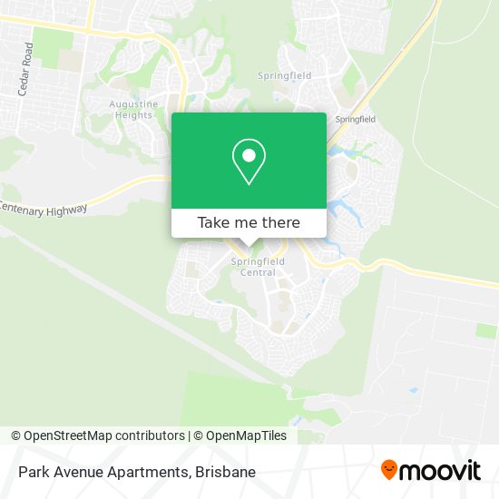 Park Avenue Apartments map