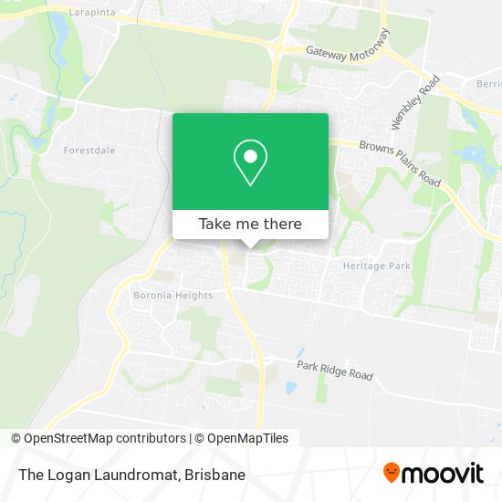 The Logan Laundromat map