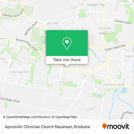 Apostolic Christian Church Nazarean map