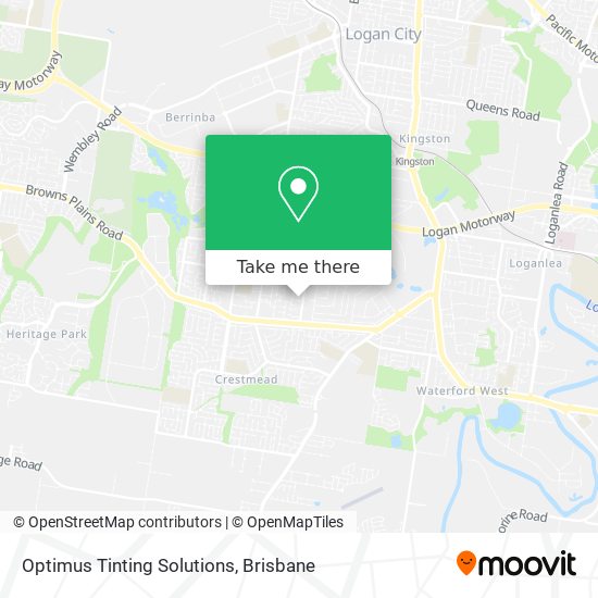 Optimus Tinting Solutions map