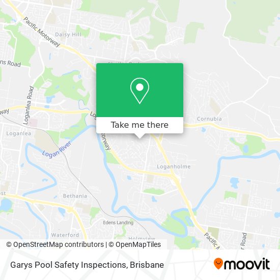 Garys Pool Safety Inspections map