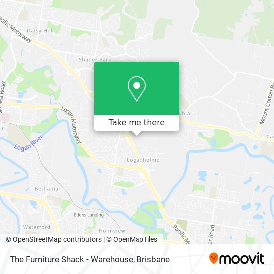 The Furniture Shack - Warehouse map