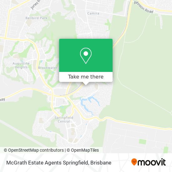 Mapa McGrath Estate Agents Springfield