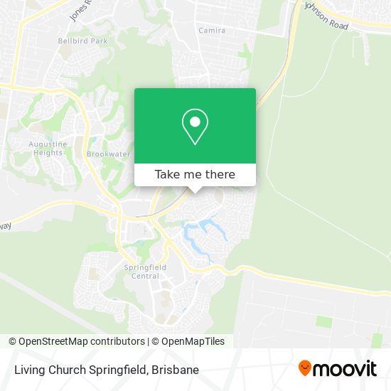 Living Church Springfield map