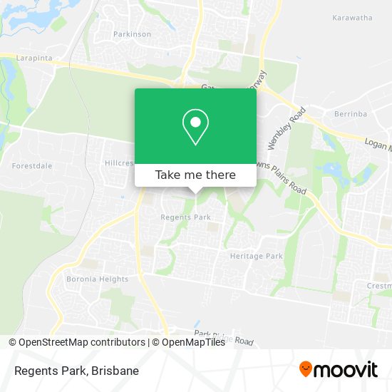 Regents Park map
