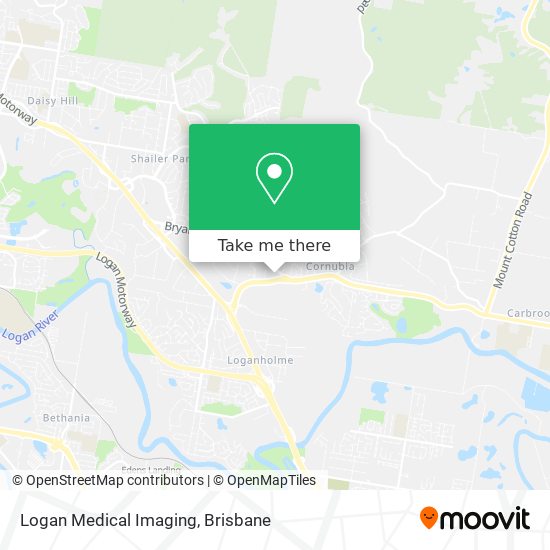 Logan Medical Imaging map