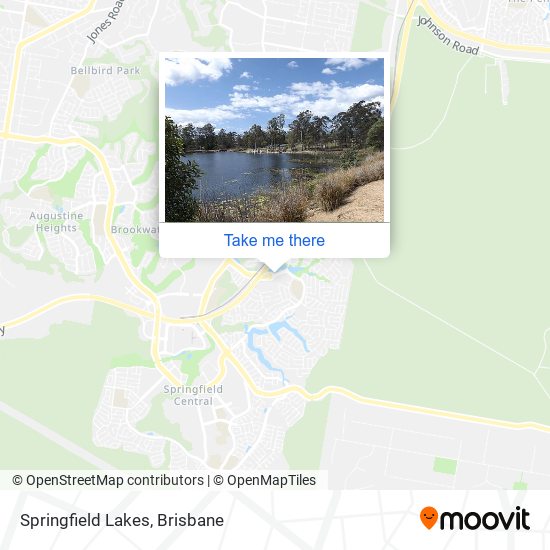 Mapa Springfield Lakes