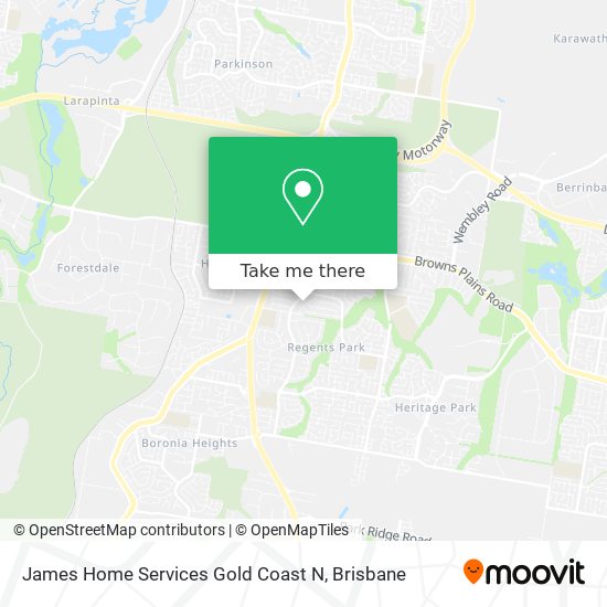 James Home Services Gold Coast N map