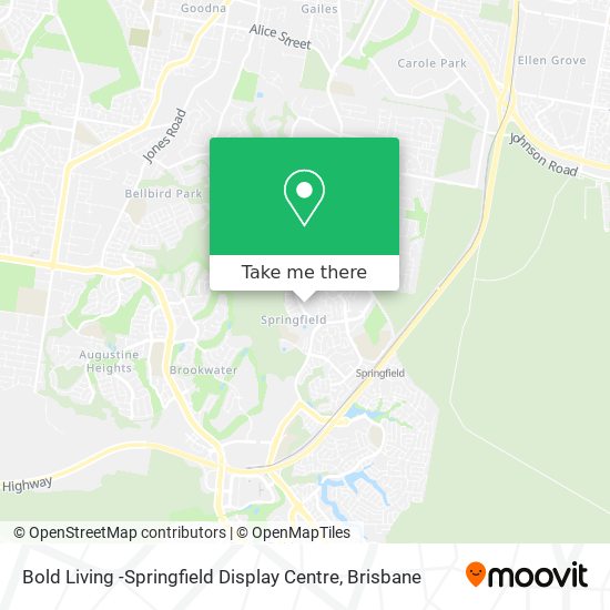 Bold Living -Springfield Display Centre map