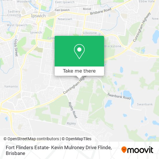 Fort Flinders Estate- Kevin Mulroney Drive Flinde map