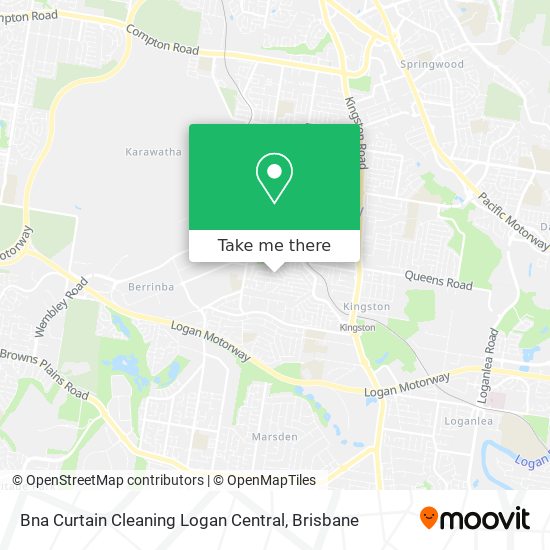 Bna Curtain Cleaning Logan Central map