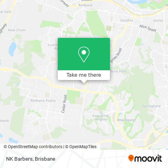 NK Barbers map
