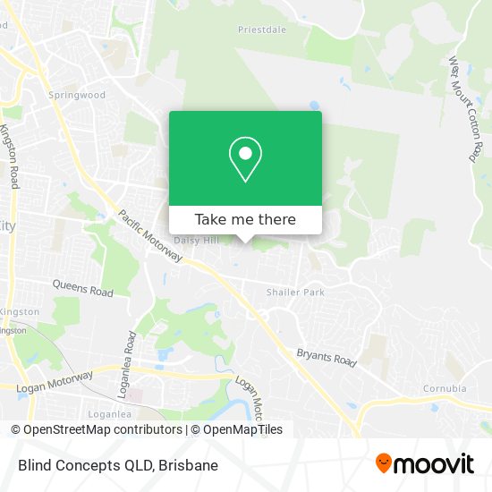 Blind Concepts QLD map
