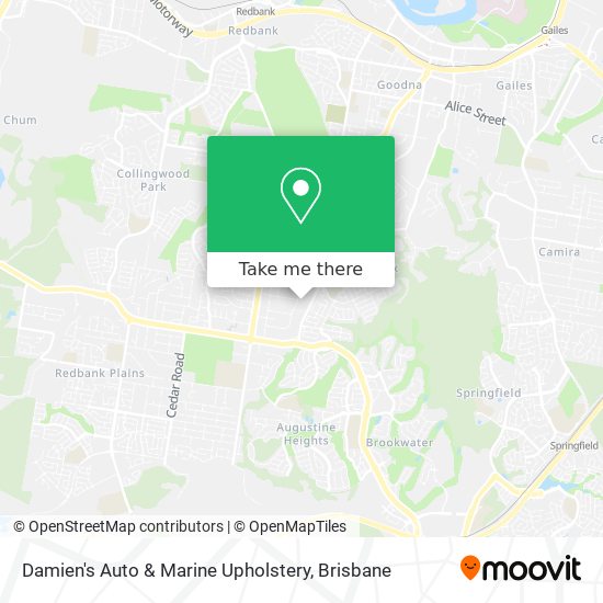 Damien's Auto & Marine Upholstery map