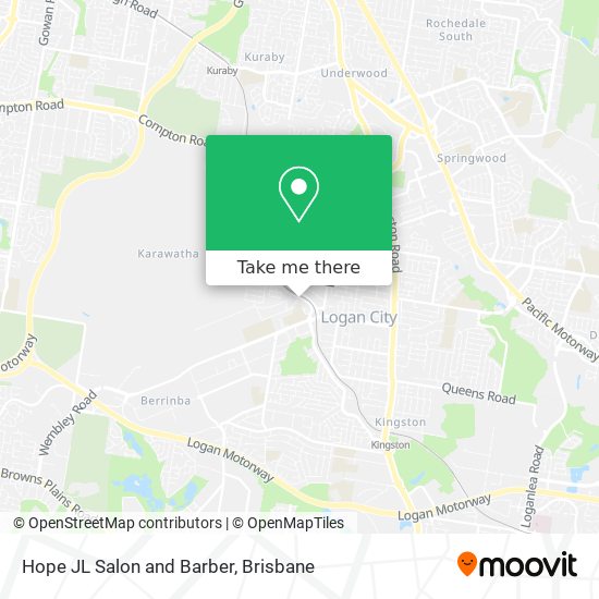 Hope JL Salon and Barber map