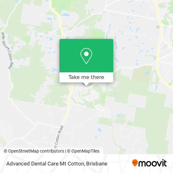 Advanced Dental Care Mt Cotton map