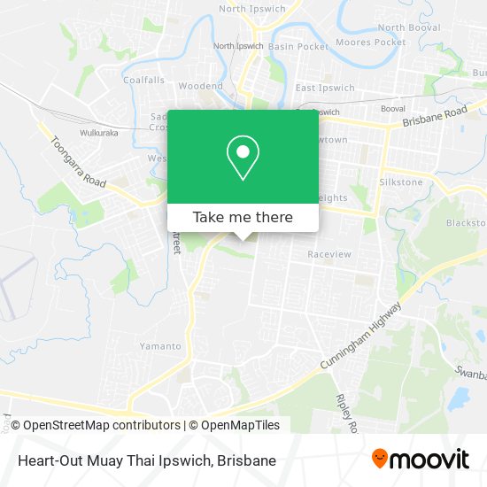 Heart-Out Muay Thai Ipswich map