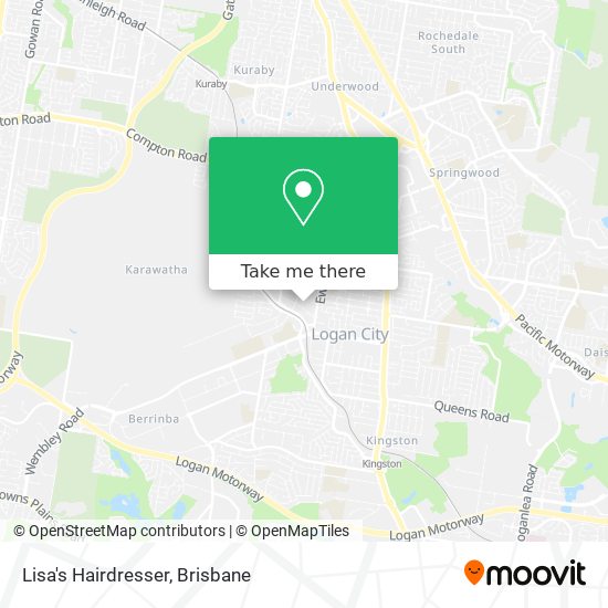 Lisa's Hairdresser map