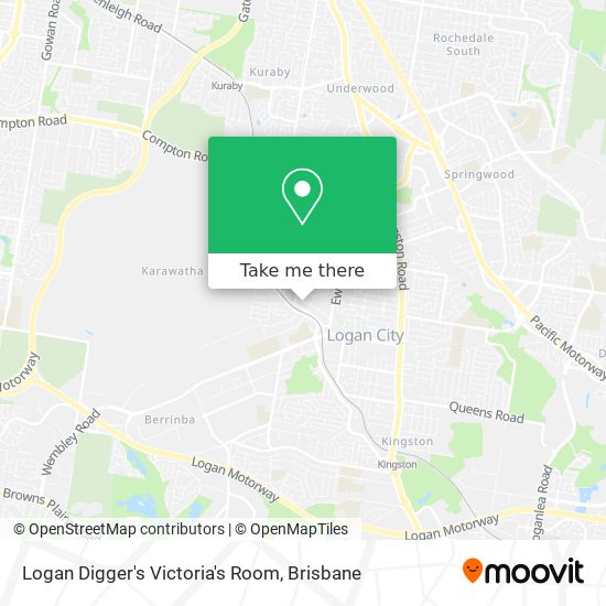 Logan Digger's Victoria's Room map