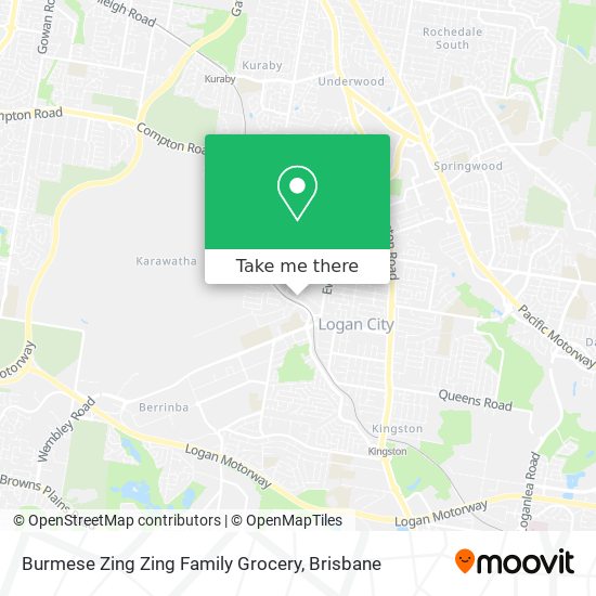 Burmese Zing Zing Family Grocery map