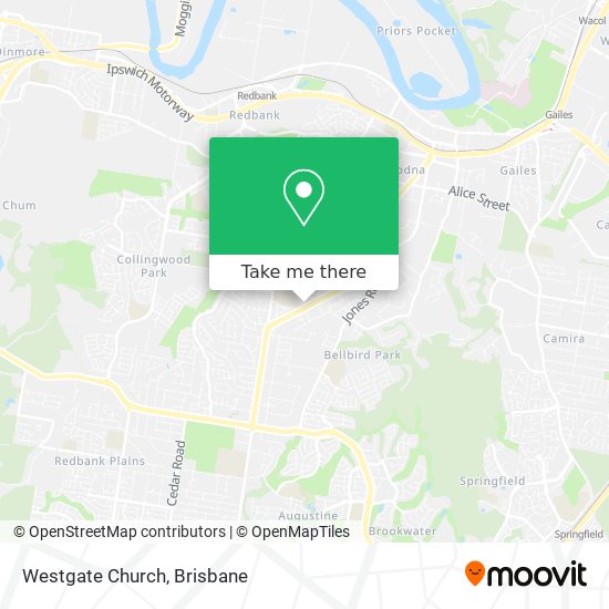 Westgate Church map