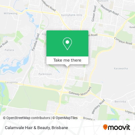 Calamvale Hair & Beauty map