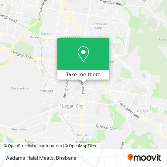Aadams Halal Meats map