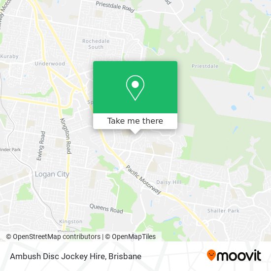 Ambush Disc Jockey Hire map