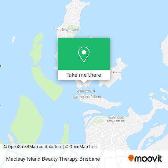 Macleay Island Beauty Therapy map