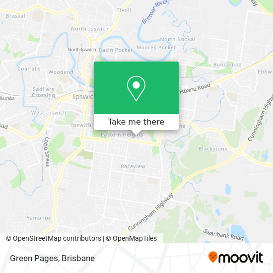 Green Pages map