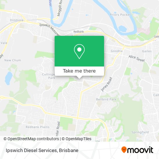 Ipswich Diesel Services map