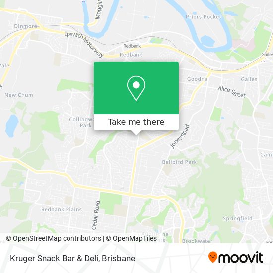 Kruger Snack Bar & Deli map