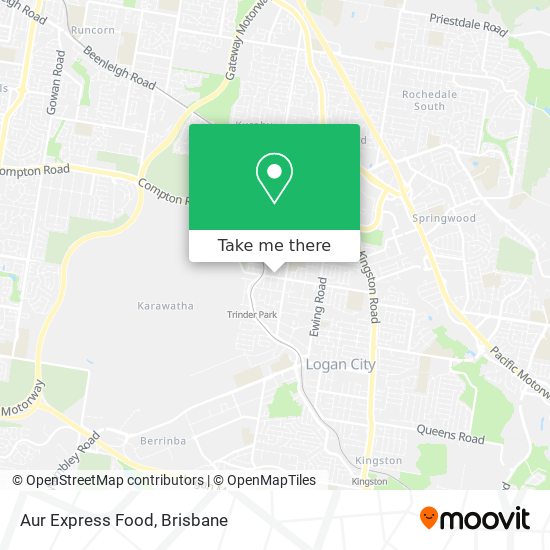 Aur Express Food map