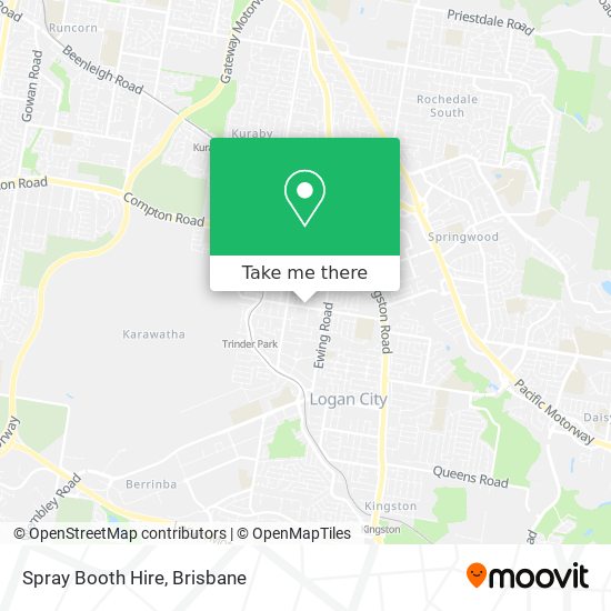 Spray Booth Hire map