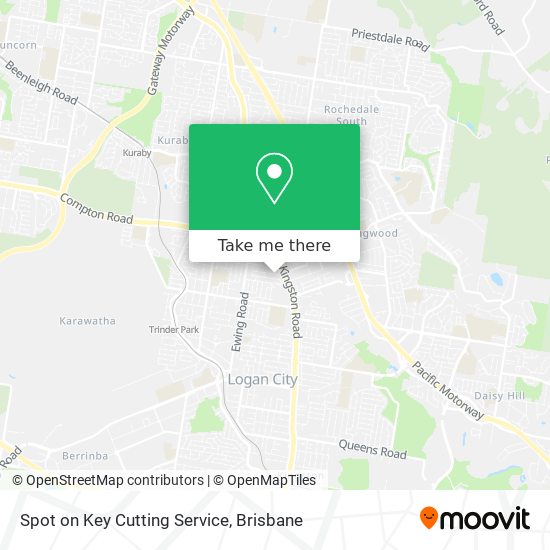 Spot on Key Cutting Service map