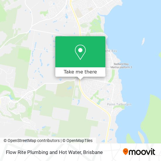 Flow Rite Plumbing and Hot Water map