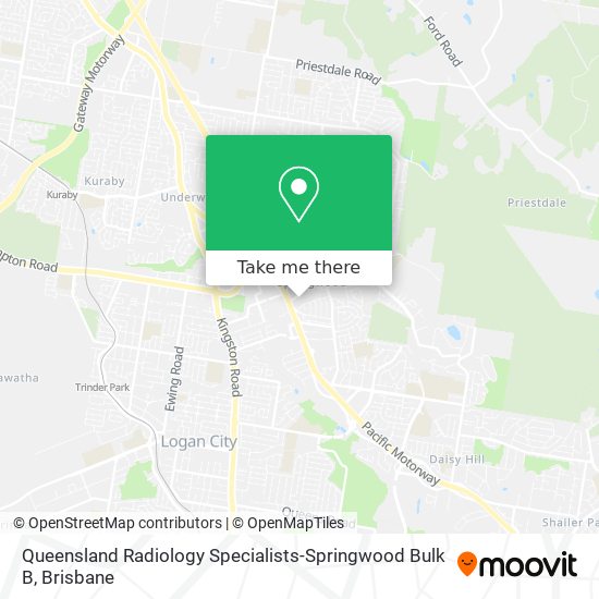 Queensland Radiology Specialists-Springwood Bulk B map