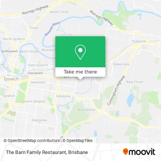 The Barn Family Restaurant map
