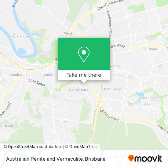 Australian Perlite and Vermiculite map